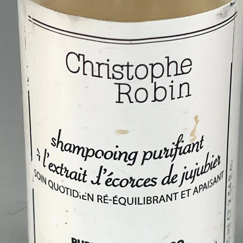 Christophe Robin Purifying Hair Shampoo Balancing Travel 2.54 fl oz 75ml New
